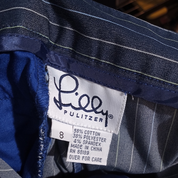 Final Sale - LILLY PULITZER Striped Straight Leg Trousers - Picture 5 of 6